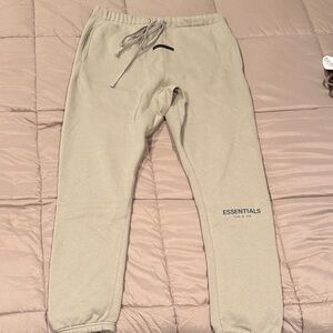 Fear of God Essentials Beige Sweatpants
